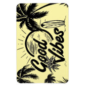 "Good Vibes" Art Design Magnet Magneet (Verticaal)