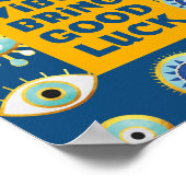 Good Vibes brengt Good Luck kwaadaardig eye poster (Hoek)