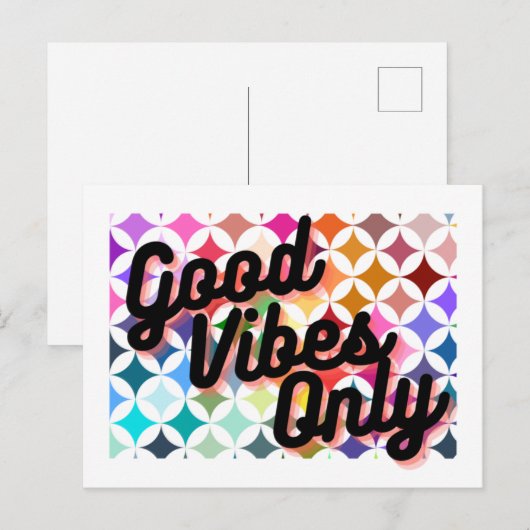 Good Vibes Briefkaart (Voorkant / Achterkant)