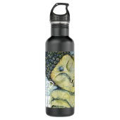 Good Vibes Buddha Art Stainless Water Bottle Waterfles (Voorkant)