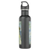 Good Vibes Buddha Art Stainless Water Bottle Waterfles (Achterkant)