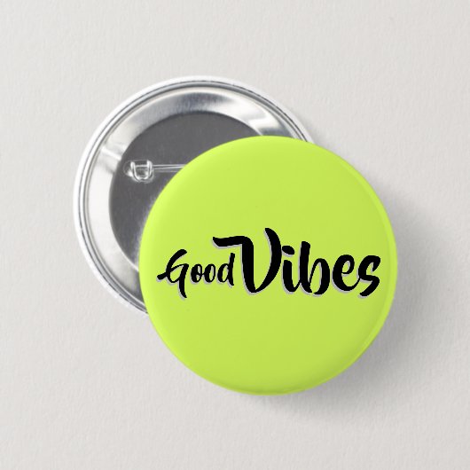 Good Vibes Button (Voorkant /achterkant)