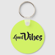 Good Vibes Button Sleutelhanger