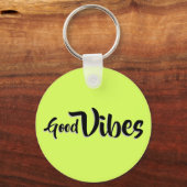 Good Vibes Button Sleutelhanger (Voorkant)