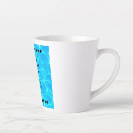 Good Vibes Clear Blue Pool Water Foto Latte Mok