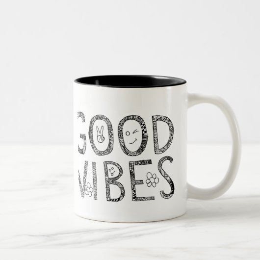 Good Vibes Coffee Mok (Rechts)