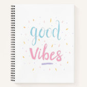 "Good Vibes" College in gereguleerde laptop Notitieboek (Voorkant)