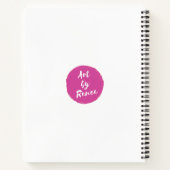 "Good Vibes" College in gereguleerde laptop Notitieboek (Achterkant)