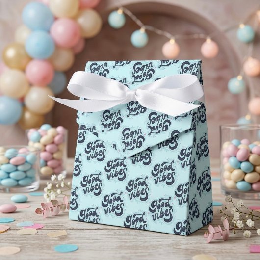Good Vibes Favor Boxes Bedankdoosjes