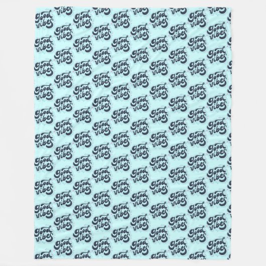 Good Vibes Fleece Blanket (Voorkant)
