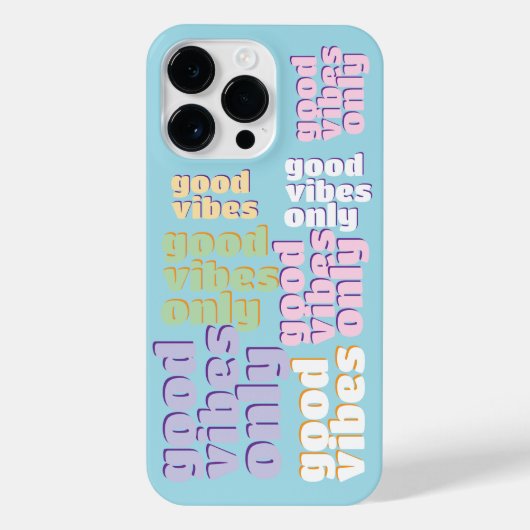 good vibes frases iPhone hoesje (Achterkant)