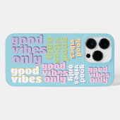 good vibes frases iPhone hoesje (Achterkant horizontaal)