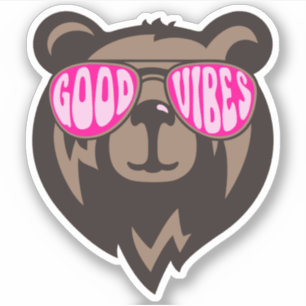 Good Vibes Funny Beer Stickers