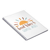 Good Vibes & Gentle Rises Boho Notitieboek/tijdsch Notitieboek (Rechterzijde)
