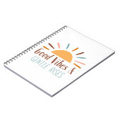 Good Vibes & Gentle Rises Boho Notitieboek/tijdsch Notitieboek (Linkerzijde)