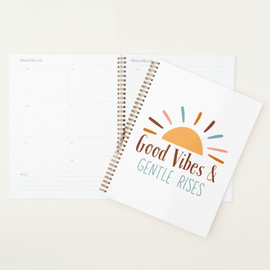 Good Vibes & Gentle Rises Boho Notitieboek/tijdsch Planner (Display)