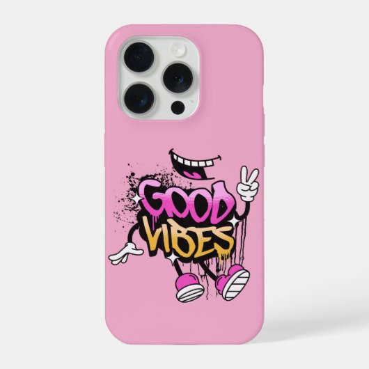 Good Vibes Graffiti iPhone Hoesje (Achterkant)
