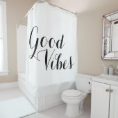 Good Vibes Happy Uplifting Inspirerend New age Douchegordijn (In situ)