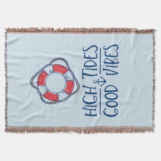 Good Vibes High Tides Deken (Voorkant)