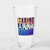 Good Vibes High Tides Glas (Voorkant)