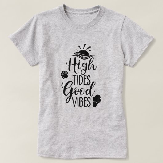 Good Vibes High Tides T-shirt (Design voorkant)