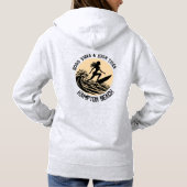 Good Vibes & High Tides Womens Hoodie (Achterkant)