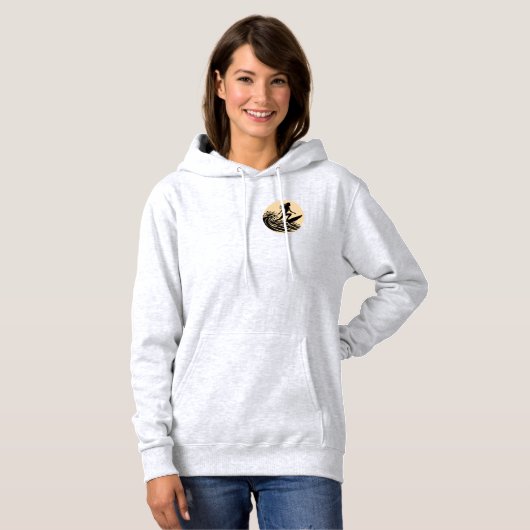 Good Vibes & High Tides Womens Hoodie (Voorkant volledig)
