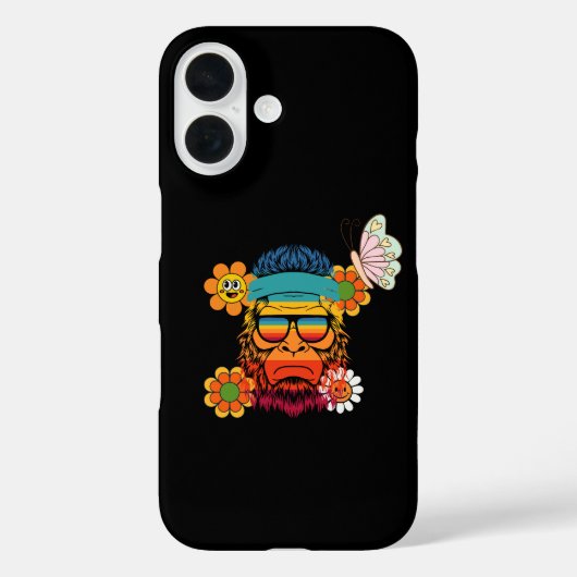 Good Vibes illustratie typografie Case-Mate iPhone Case (Achterkant)