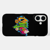 Good Vibes illustratie typografie Case-Mate iPhone Case (Achterkant (horizontaal))