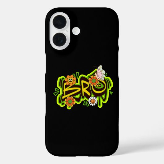 Good Vibes illustratie typografie Case-Mate iPhone Case (Achterkant)
