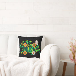 Good Vibes illustratie typografie Kussen