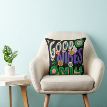 Good Vibes illustratie typografie