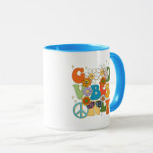 Good Vibes illustratie typografie Mok (Voorkant rechts)