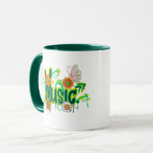 Good Vibes illustratie typografie Mok (Voorkant links)