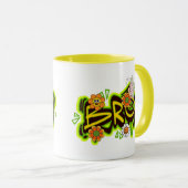 Good Vibes illustratie typografie Mok (Voorkant rechts)