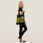 Good Vibes illustratie typografie Tote Bag (Op model)