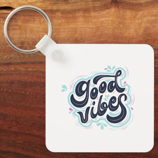 Good Vibes Keychain (Voorkant)