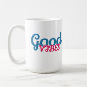 Good vibes  koffiemok (Links)