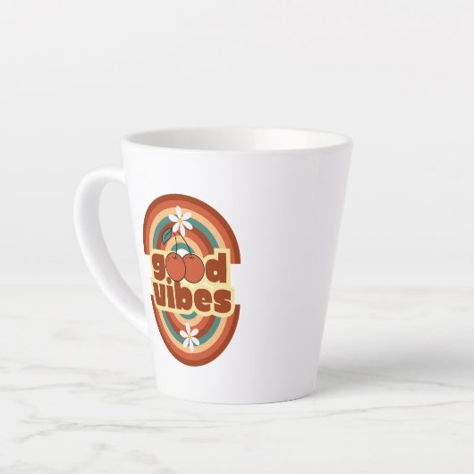 Good Vibes Latte Mok (Linkerhoek)
