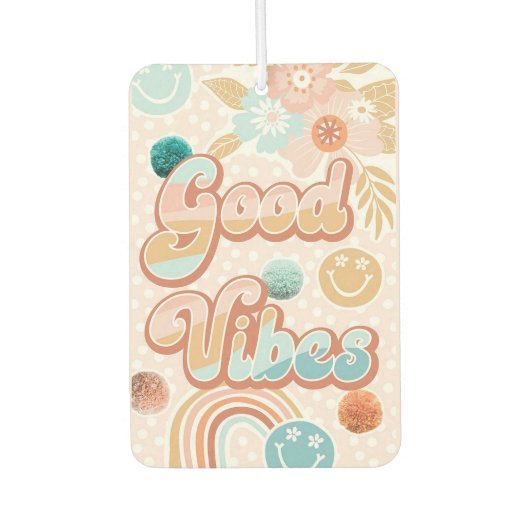 Good Vibes Luchtverfrisser (Voorkant)