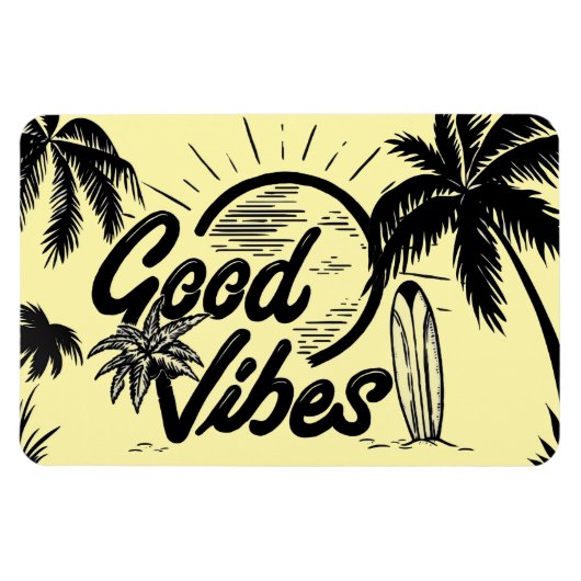"Good Vibes" Magnet Magneet (Horizontaal)