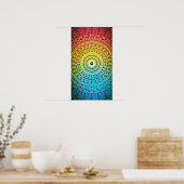 Good Vibes Mandala #5 Poster (Keuken)
