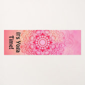 Good Vibes Mandala Specialized Yoga Mat (Achterkant (horizontaal))