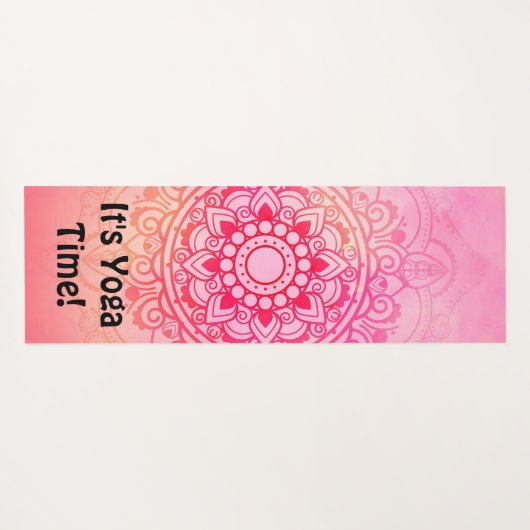 Good Vibes Mandala Specialized Yoga Mat (Achterkant (horizontaal))