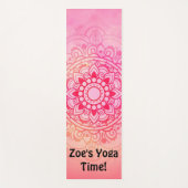 Good Vibes Mandala Specialized Yoga Mat (Voorkant)