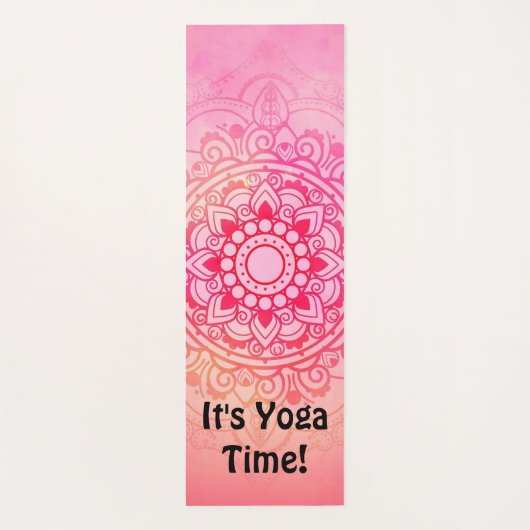 Good Vibes Mandala Specialized Yoga Mat (Achterkant)