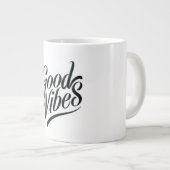 Good Vibes Mok - Moderne kalligrafie stijl (Voorkant rechts)