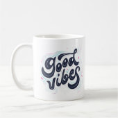 Good Vibes Mug with Aesthetic Butterfly Design Koffiemok (Links)