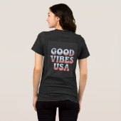 GOOD VIBES NEDERLAND Tri-Blend SHIRT (Achterkant volledig)