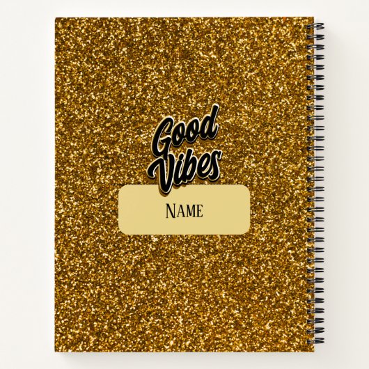 Good Vibes Notitieboek (Achterkant)